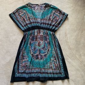 Paisley Short Sleeve Dress